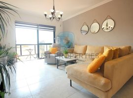 QAWRA- WELL LOCATED & FURNISHED THREE BEDROOM APARTMENT WITH OPEN VIEWS FOR-SALE