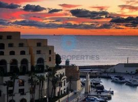 PORTOMASO / ST JULIANS- UNIQUE SEAVIEW APARTMENT WITH TERRACE FOR-SALE